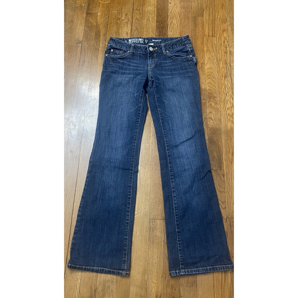 Women's Bootcut Low-Rise Dark Wash Jeans Juniors Size 5/Woman's Size 4 Western